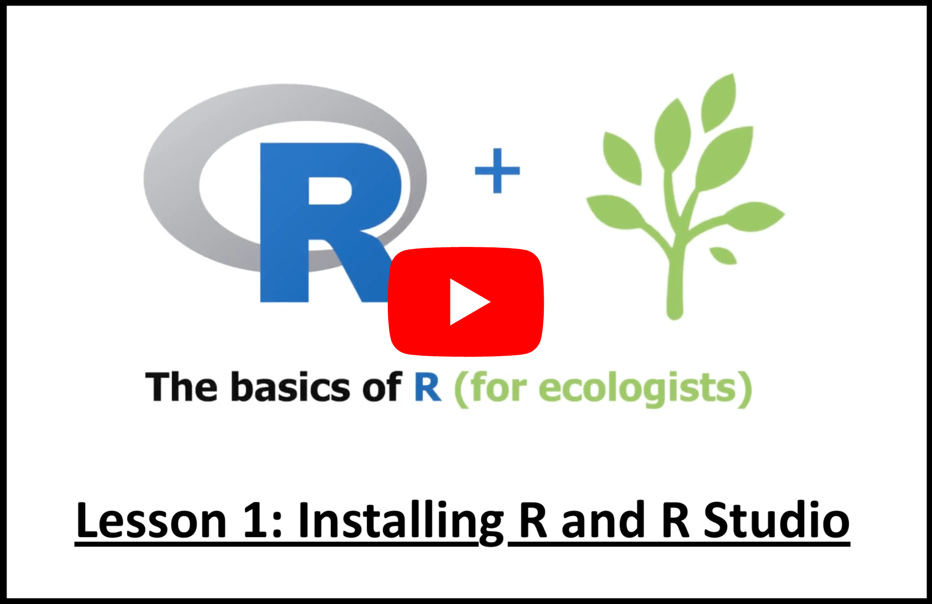 Video thumbnail for how to install R and Rstudio