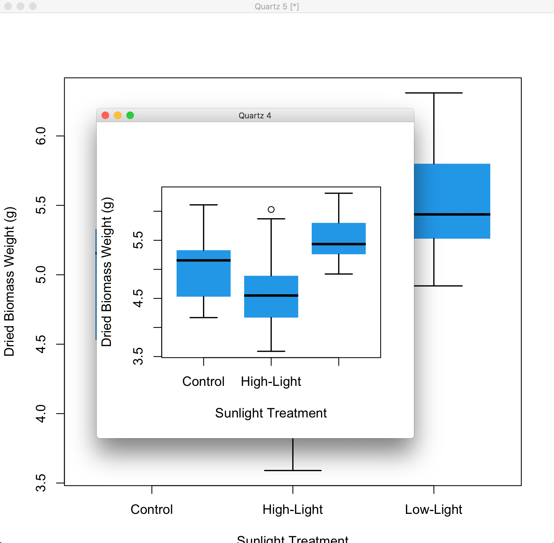 Image showing two quartz windows open of different sizes